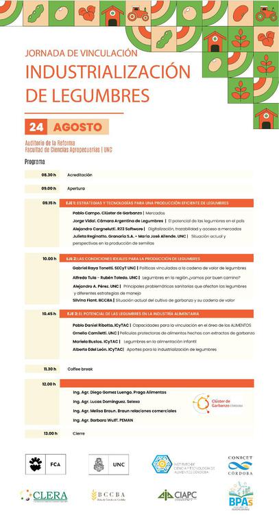 Programa Jornada -“Industrialización de Legumbres”