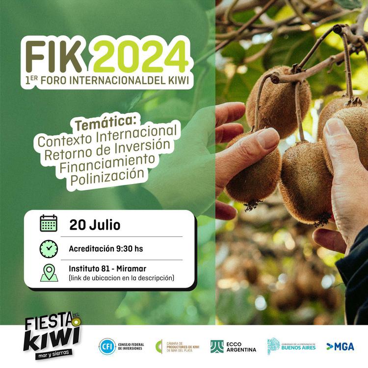 FIESTA DEL KIWI 2024 - 20 Julio - Foro Internacional del Kiwi