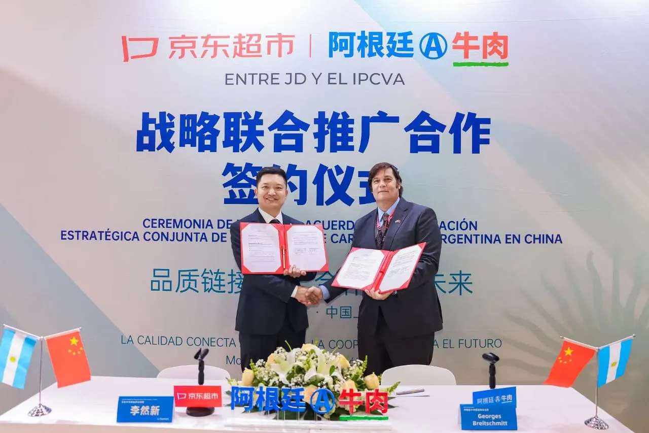 Firma convenio IPCVA - JD.com 2